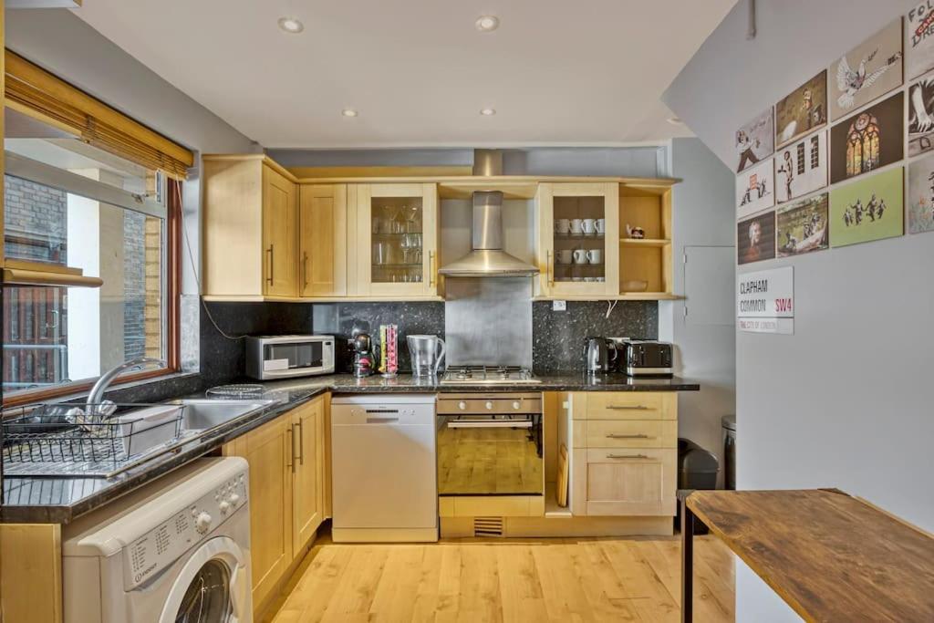 לונדון Lovely 3-Bed Clapham Common מראה חיצוני תמונה